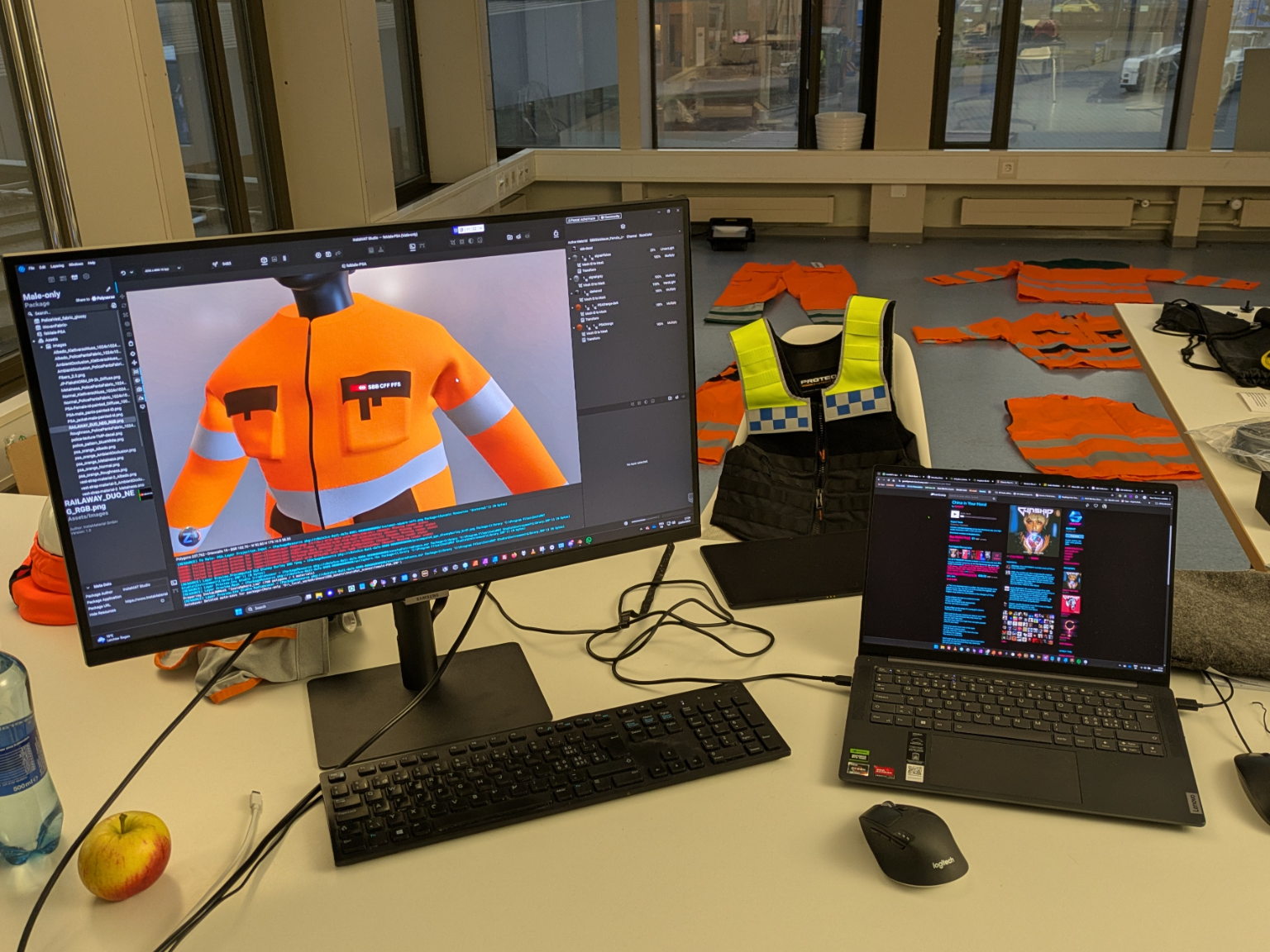 digitale garderobe produktion verkehrshaus vrfx