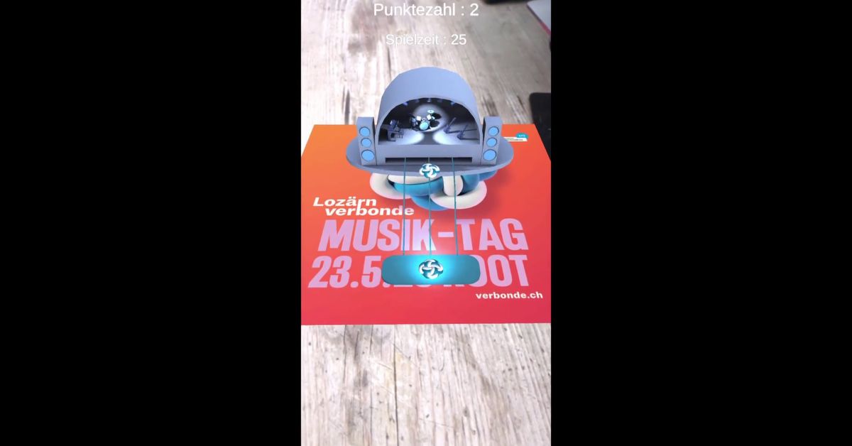 Augmented Reality Game WebGL