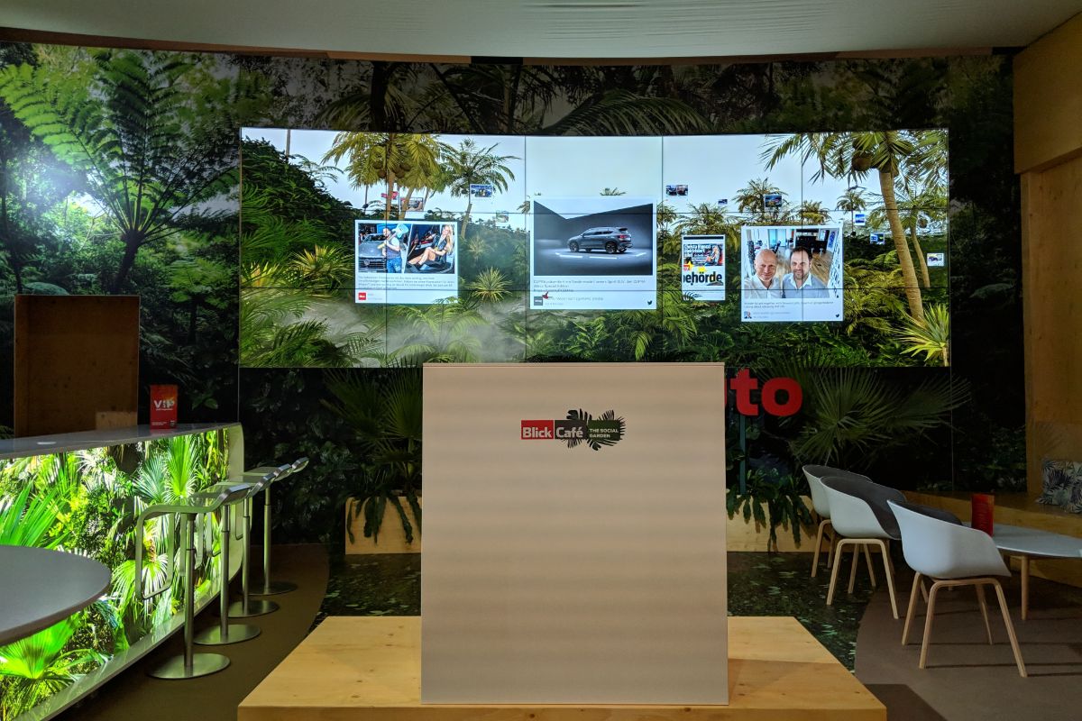 Das Blick-Café wird zum interaktiven Social Jungle